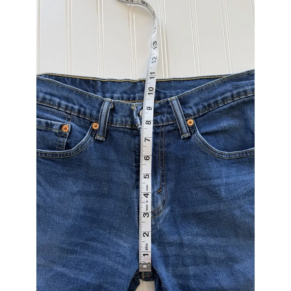 Levi's 511 Stretch Slim Fit Medium Wash Denim Tapered Leg Jeans Men's Size 30x32